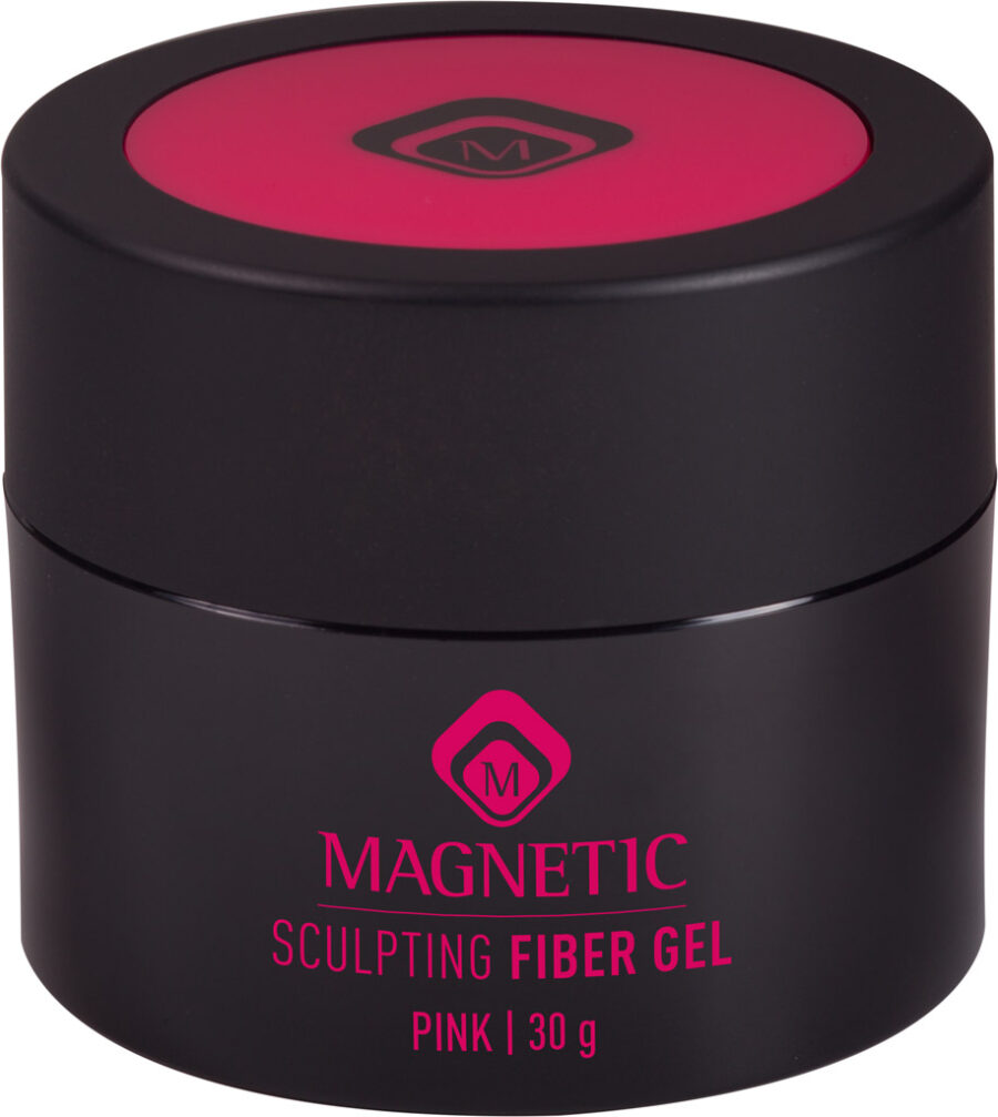 Magnetic Sculpting Fiber Gel Pink 30 g