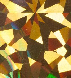 Magnetic folie 1,5 m. flere farver - Holo.Gold Flakes