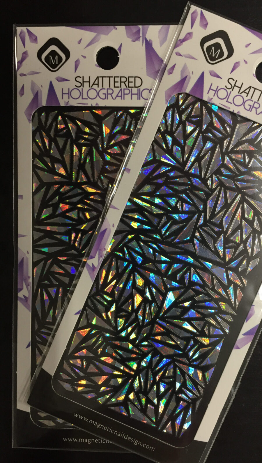 Holografisk FX Foil Shattered Silver
