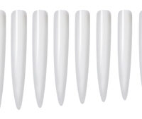 Magnetic Stiletto Tips XL Clear 12stk