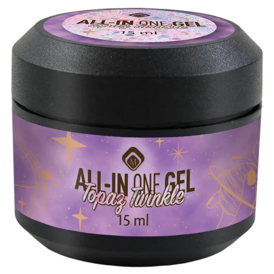 All in One Gel Topaz Twinkle 15 ml - Image 2